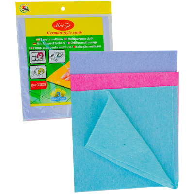 Set 3 lavete uscate mari, de uz casnic, multifunctionale, color, 38x40 CM